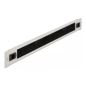   Delock 19  kábelrendező kefe csík eszközmentes 1U szürke (DL-66581)