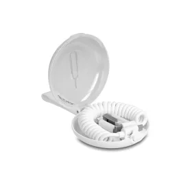   Delock 5 az 1 USB adat és töltő kábel és adapter szett PD 3.0 60 W fehér (DL-66612)