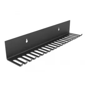   Delock Falra rögzíthető, 318 x 65 mm kábelrendező, fekete (DL-66729)