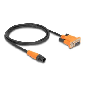   Delock M12 CAN Bus kábel A-borított 5 tűs apa - D-Sub 9 anya 1 m (DL-66745)