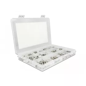   Delock 70 darabos krimp doboz 75 Ohm BNC, TNC és F csatlakozókkal (DL-66811)