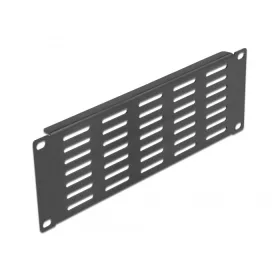   Delock 10  hálózati kabinet panel hosszanti ventillációs nyílásokkal 2U fekete (DL-66840)
