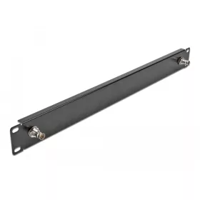 Delock 19  panel 2 x BNC anyával 1U fekete (DL-66852)