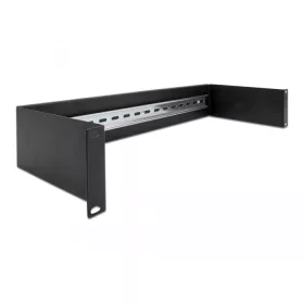 Delock 19  DIN sin panel 2U fekete (DL-66884)