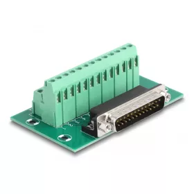   Delock D-Sub 25 tűs apa - Terminal Block DIN sínhez (DL-66911)