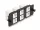 Delock Keystone adapter panel 6 portos fekete (DL-66996)