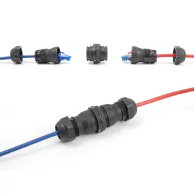   Delock Kábel csatlakoztató RJ45 anya - RJ45 anya Cat.6A IP68 por és vízhatlan (DL-67044)