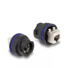 Delock RJ45 Cat.6A beépített csatlakozó fekete (DL-67048)