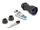 Delock RJ45 apa összeállítás Cat.6A átvezető csatolóval IP68 por és vízhatlan fekete (DL-67049)