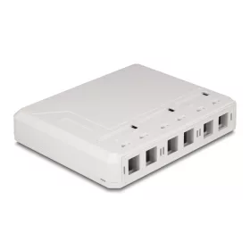   Delock Keystone felületre szerelt doboz 6 porttal fehér (DL-67052)
