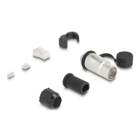   Delock RJ45 moduláris dugasz Cat.6A átvezető csatolóval és védősapkával (DL-67056)
