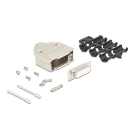 Delock D-Sub 15 tűs anya fém házzal (DL-67133)