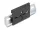 Delock Alumínium beépítő csipesz DIN sínhez 70,0 x 47,8 mm ezüst fekete (DL-67145)