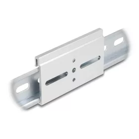   Delock Alumínium beépítő csipesz DIN sínhez 80,0 x 47,8 mm ezüst színű (DL-67146)