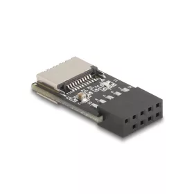   Delock USB 2.0 Adapter tűfejes anya   külső E-típusú, A kulcs USB anya (DL-67175)
