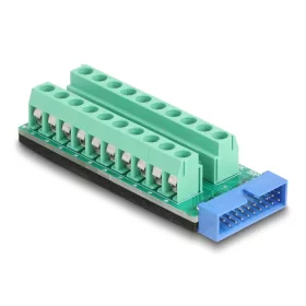  Delock USB dugó ellátott hüvely - Csatlakozóblokkos adapter 20 tűs (DL-67190)