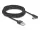 Delock USB 2.0 kábel A-típusú csatlakozódugó - USB Type-C  csatlakozódugó, ívelt, 3 m, fekete (DL-80033)