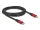 Delock USB 2.0 kábel USB Type-C  apa - apa PD 3.0 100 W E-Marker 2 m piros fém (DL-80041)
