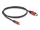 Delock USB Type-C  - DisplayPort kábel (DP Alt Mode) 8K 30 Hz-hez HDR funkcióval 1 m piros (DL-80092)