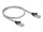 Delock RJ45, fém borítású kábel Cat.6A U/FTP, 0,5 méter (DL-80107)