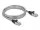 Delock RJ45, fém borítású kábel Cat.6A U/FTP, 2 méter (DL-80109)