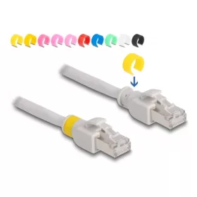   Delock Színes klipszes hálózati kábel RJ45 Cat.6A S/FTP 1 m (DL-80118)