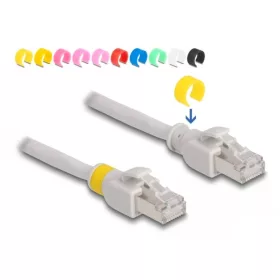   Delock Színes klipszes hálózati kábel RJ45 Cat.6A S/FTP 5 m (DL-80121)