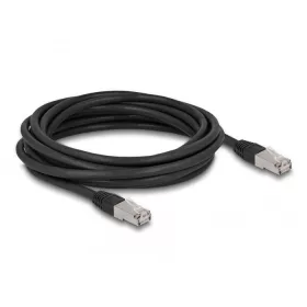   Delock RJ45 hálózati kábel Cat.6A S/FTP PE kültéri 1 m fekete (DL-80126)