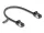 Delock RJ45 kábel apa - apa Cat.8.1 flexibilis 0,25 m fekete (DL-80181)