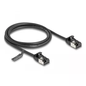   Delock RJ45 kábel apa - apa Cat.8.1 flexibilis 1 m fekete (DL-80183)