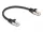 Delock RJ50 kábel apa - RJ50 apa S/FTP 0,25 m fekete (DL-80185)