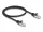 Delock RJ50 kábel apa - RJ50 apa S/FTP 0,5 m fekete (DL-80186)