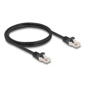   Delock RJ50 kábel apa - RJ50 apa S/FTP 1 m fekete (DL-80187)