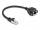 Delock RJ50 bővítő kábel apa - anya S/FTP 0,25 m fekete (DL-80191)