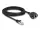 Delock RJ50 bővítő kábel apa - anya S/FTP 3 m fekete (DL-80195)