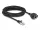 Delock RJ50 bővítő kábel apa - anya S/FTP 5 m fekete (DL-80196)
