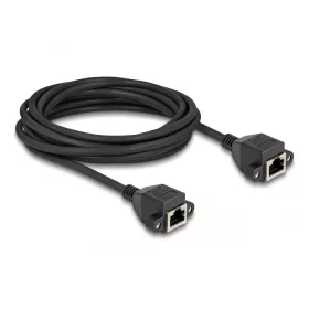   Delock RJ50 bővítő kábel anya - anya S/FTP 5 m fekete (DL-80202)