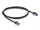 Delock RJ45 hálózati kábel Cat.6A S/FTP vékony 1 m fekete (DL-80227)
