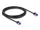 Delock RJ45 hálózati kábel Cat.6A S/FTP vékony 3 m fekete (DL-80229)