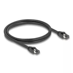   Delock RJ45 hálózati kábel Cat.8.1 S/FTP 1 m akár 40 Gbps fekete (DL-80233)