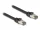 Delock RJ45 hálózati kábel Cat.6A U/FTP ultrahajlékony belső fém borítással 2 m, fekete (DL-80241)