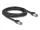 Delock RJ45 hálózati kábel Cat.6A U/FTP ultrahajlékony belső fém borítással 3 m, fekete (DL-80242)