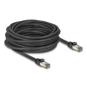   Delock RJ45 hálózati kábel Cat.6A U/FTP ultrahajlékony belső fém borítással 10 m, fekete (DL-80244)