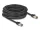 Delock RJ45 hálózati kábel Cat.6A U/FTP ultrahajlékony belső fém borítással 10 m, fekete (DL-80244)