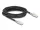 Delock RJ45 hálózati kábel Cat.6A S/FTP biztonsági klipsz csomaggal 5 m fekete (DL-80258)
