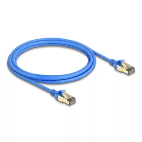   Delock RJ45 hálózati kábel Cat.8.1 F/FTP vékony 2 m kék (DL-80334)
