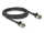 Delock RJ45 hálózati kábel Cat.8.1 F/FTP Slim Pro 2 m, fekete (DL-80340)
