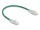 Delock RJ45 hálózati kábel Cable Cat.6A apa   apa hajlított csatlakozóval U/FTP Slim 0,3 m, zöld (DL-80363)