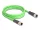 Delock Kábel M12 D kódolt 4 tűs apa - anya PUR (TPU) 2 m (DL-80407)