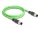 Delock Kábel M12 A kódolt 8 tűs apa - apa PUR (TPU) 1 m (DL-80411)